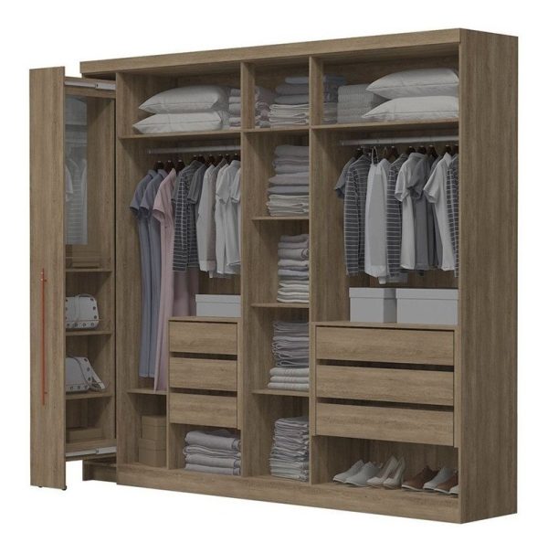 D_732595-MLA50407997954_062022-F.jpg Ropero Organizador Placard Puertas P- Abrir 6 Cajones F546