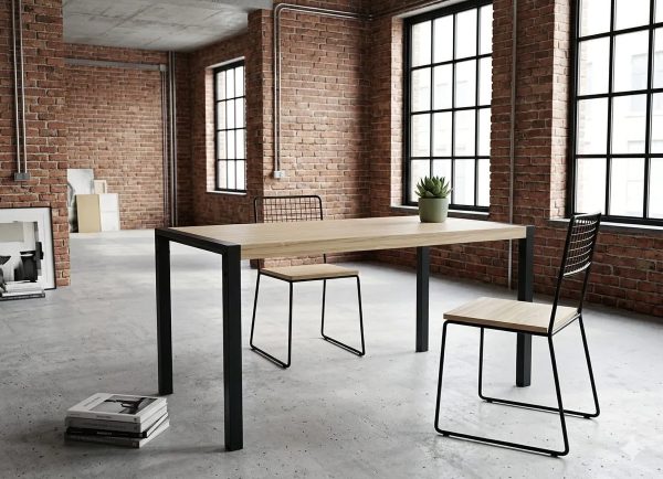 D_746384-MLA108652685577_032026-F.jpg Mesa Cocina Comedor Española 130-80. Tapa Paraiso Caño Negro