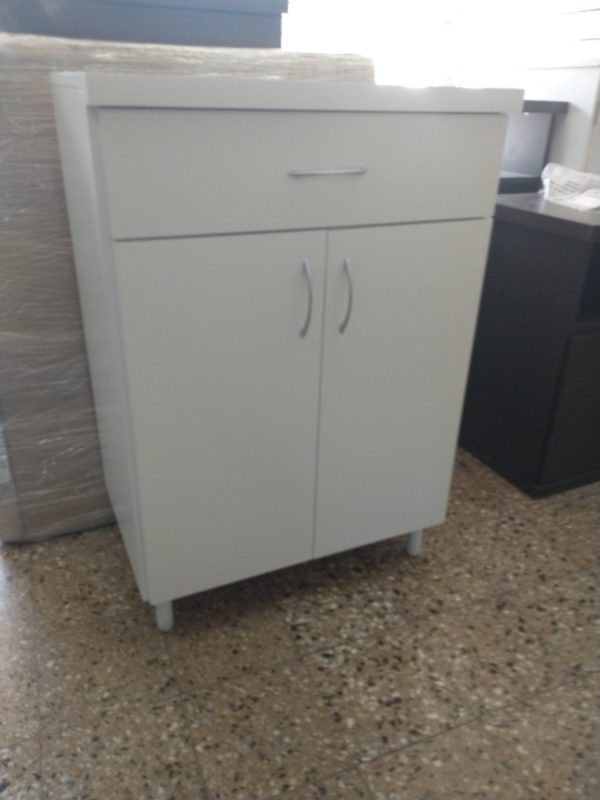 Modulo Mueble Auxiliar 1 Cajon 2 Puertas- Melamina. 85-58-40