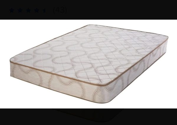 Colchón 2 Plazas De Espuma -gani- Gran Sueño Feliz- 140 X 24