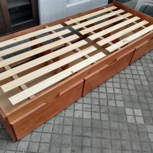 D_762075-MLA42749396576_072020-F.jpg Base Box Para Somier Con 6 Cajones. Pino Lustrado 160 X 200