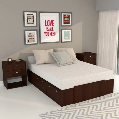 Base Box Plataforma 1.40 O 1.60 X 1.90- 4 Caj. 2 Baul- 56637