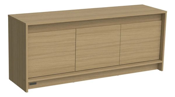 Rack Mosconi Mueble De Tv Minimal Avellana