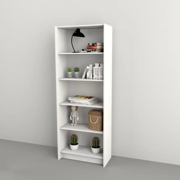 D_818879-MLU72460223754_102023-F.jpg Estanteria Biblioteca Grande Con Puertas Melamina Color Everest