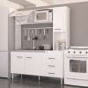 Cocina Compacta New Malabia- Alacena- Bajo Mesada 155 X 186