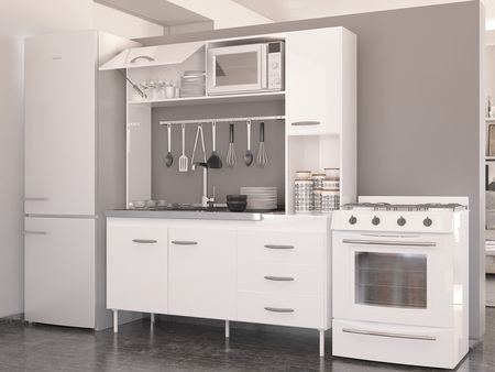 Cocina Compacta New Malabia- Alacena- Bajo Mesada 155 X 186