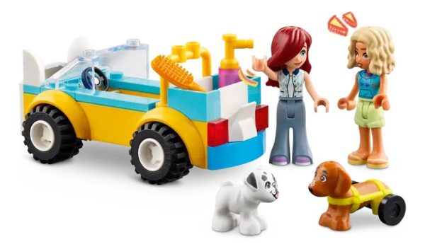D_888356-MLA82891795168_032025-F.jpg Baño Y Aseo Móvil Para Perros Lego Friends 42635, 60 Piezas