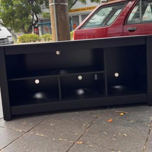 Rack Mesa Para Tv Depot Tv Stand. Color Negro- 135 X 60 X 40