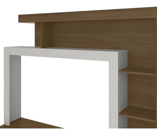 Estante Para Tv Ipanema Linea Brasil De Hasta 55 Pulgadas, Color Avela/blanco Roto Avela/off White