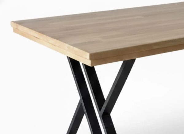 Mesa Cocina Comedor 1.40 X 80 Tapa Paraiso Base De Caño Zeta