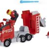 Paw Patrol Deluxe Vehiculo Mediano Con Figura Marshall