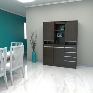 D_978625-MLA25466444246_032017-F.jpg Modular Vajillero Melamina 1.36 Cm. Perfil Aluminio Cod 7001