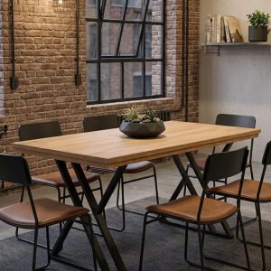 D_979530-MLA108650453475_032026-F.jpg Mesa Cocina Comedor 1.40 X 80 Tapa Paraiso Base De Caño Zeta