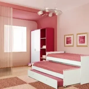 Cama Nido Bicama 1 Plaza 0,80 Mts. Sin Carro. Linea Colores