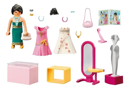 D_600172-MLA91550636936_092025-O.webp Playmobil 70677 De Moda Con Vestidos De Fiesta