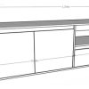 D_600912-MLA107580793189_022026-O.jpg Rack Bahiut Para Tv 2 Puertas, 1 Cajon. Cod. 4027 Tables