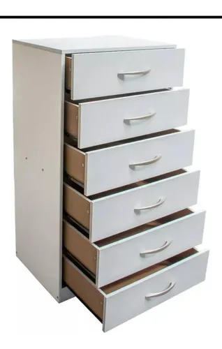 Chiffonier Cajonera 6 Cajones Correderas Metalicas Cod. 920