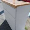 Comoda Chiffonier Cajonera- 5 Cajones- Laqueado Tapa Paraiso
