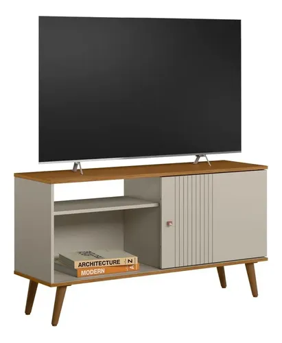 D_602886-MLA99509491714_112025-O.webp Estante Para Tv Rubi Linea Brasil De 50 Pulgadas, Color Natural/blanco Roto