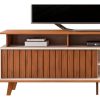 Rack Para Tv Flow, 1 Puerta Corrediza- 170 X 60- Dj Moveis