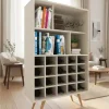 Biblioteca Con Bodega Escandinava- Con Patas - Dl 886