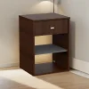 D_603809-MLA93083148444_092025-O.webp Mesa Luz Milenial Corredera Metal Cajon Mosconi 61x45x38 Cm Color Wengue - 56725 Mate