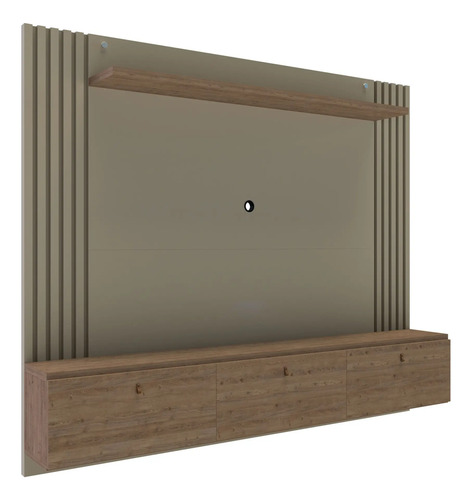 Panel Tv Rack Flotante Dro04 Varillado Hasta 65