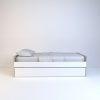 Cama 1 Plaza 0.80 Mts. Con Marinera. Melamina. Dolfin