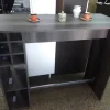 Barra Cocina Desayunador. Melamina. 120 X 102 X 50 Cod. 360