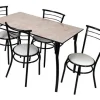 Unico Juego D Cocina Mesa Bar 120 X 70 + 4 Sillas Vienes Cm1