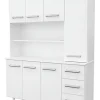 D_606569-MLA94298162619_102025-O.webp Aparador Moderno Mosconi Express De 120 Cm Con 7 Puertas Y 3 Cajones En Blanco