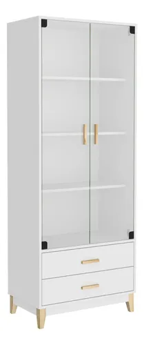 D_606642-MLA83408303701_032025-O.webp Mueble Organizador Cristalero 2 Ptas, 2 Caj 182 X 70 Le 6013