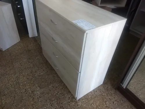 Comoda Cajonera Chiffoniers 4 Cajones. Melamina 0.90 Mts.