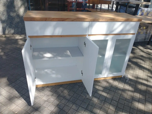 Bahiut Vajillero Organizador- 4 Puertas- 2 Cajones 140-90-40
