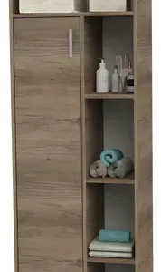 D_608695-MLA95665869736_102025-O.webp Mueble Organizador Alto Para Baño Con 9 Estantes Roble Nebraska Gris