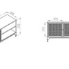 D_609300-MLA69860681493_062023-O.jpg Rack Para Tv Led Melamina Caño- 2 Puertas- Estantes Rbtv 140