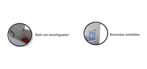 D_611107-MLA31635285003_072019-O.webp Cama Cuna Funcional Laqueada Elegante - Con Carro Cama- 801