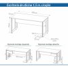 Escritorio P- Oficina Base D Melamina 1.50 X 0.70 7912- 7201