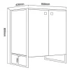 D_612570-MLA46113955333_052021-O.webp Bahiut Vajillero Buffet 80 - Estructura De Caño- Dst 10