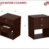 D_612586-MLA85613617833_062025-O.webp Mesa De Luz 2 Cajones Nature. 61 X 51 X 41- Mosconi