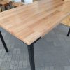 Mesa Cocina Comedor 1.40 X 80. Tapa Paraiso Base De Caño 4 P