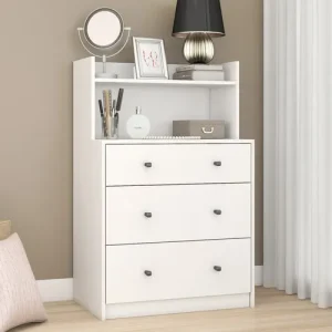 D_612859-MLA94461113023_102025-O.webp Comoda Cajonera Chiffonier 3 Cajones Con Estante Fellicci