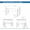D_612970-MLA86097120303_062025-O.webp Escritorio Para Oficina Con Cajon 1.20 X 0.70 7911- 7201