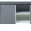 Rack Mesa Para Tv Led Mesina- 2puertas- Estantes- 118 X 52