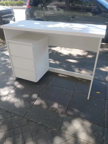Escritorio Mesa Para Pc Con Cajonera Movil- 120 X 50