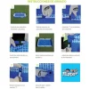 Pileta Estructural Rectangular Pelopincho 1010 Con Capacidad De 500 Litros 1.55x1.07 M Azul Mosaico