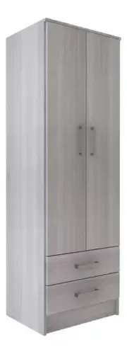 Ropero Placard Bahia 2 Puertas, 2 Cajones- 184 X 61 X 47