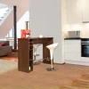 Barra Cocina Desayunador. Melamina. 120 X 102 X 50 Cod. 360