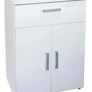 Mueble Porta Microondas 30450 Color Blanco En Melamina Platinum