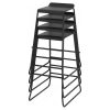 Par De Banquetas Taburete Con Asiento De Chapa Soho- Bcs 023